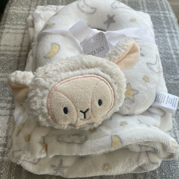 Duck Duck Goose Other - Duck Duck Goose Baby Blanket & Travel Neck Pillow NWT